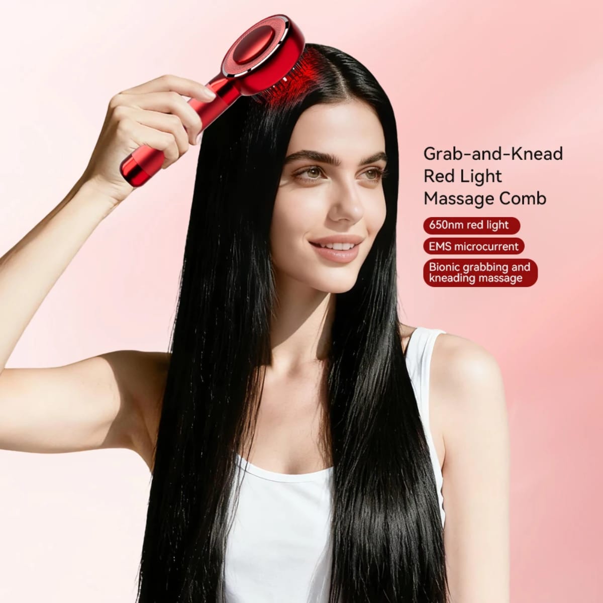 Scalp Massage Brush with Oil Applicator