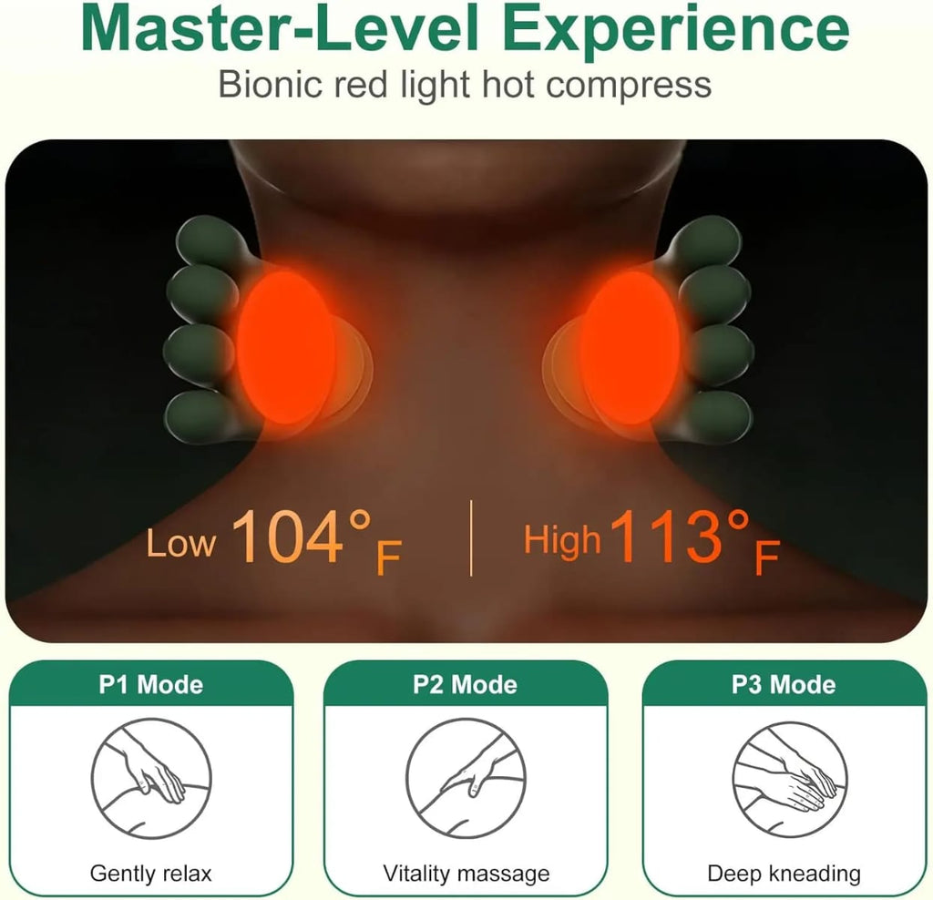 Neck and Back Massager for Pain Relief Deep Tissue