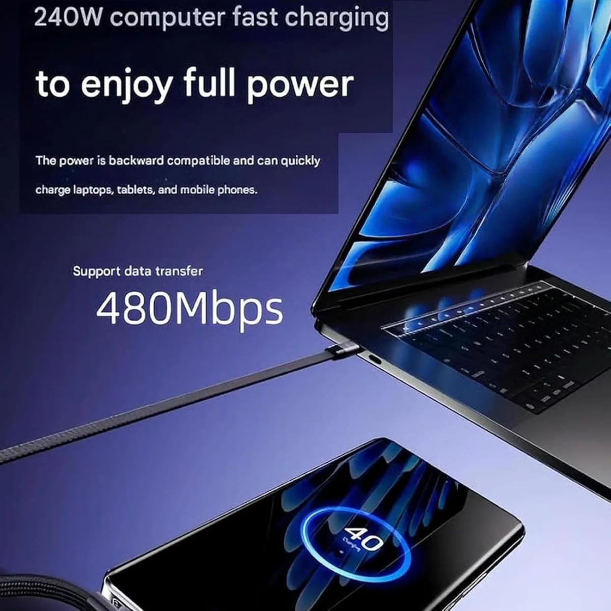2-in-1 Stand Charging Cable